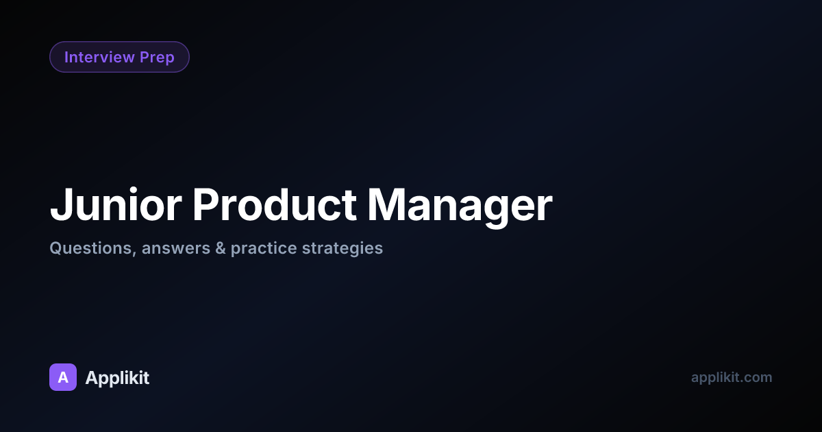Master the Junior Product Manager Interview: 2026 Guide | Applikit