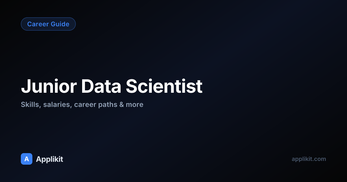 Everything About the Junior Data Scientist Role in 2026 | Applikit
